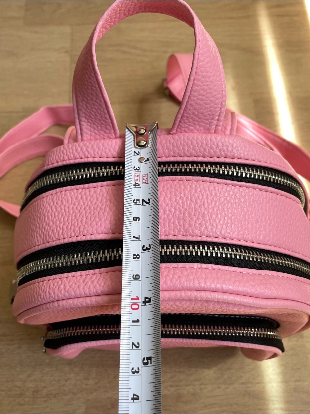 Marc Tetro Pink Mini Backpack Westie Dog Vegan Leather Small Backpack Purse - Picture 11 of 12